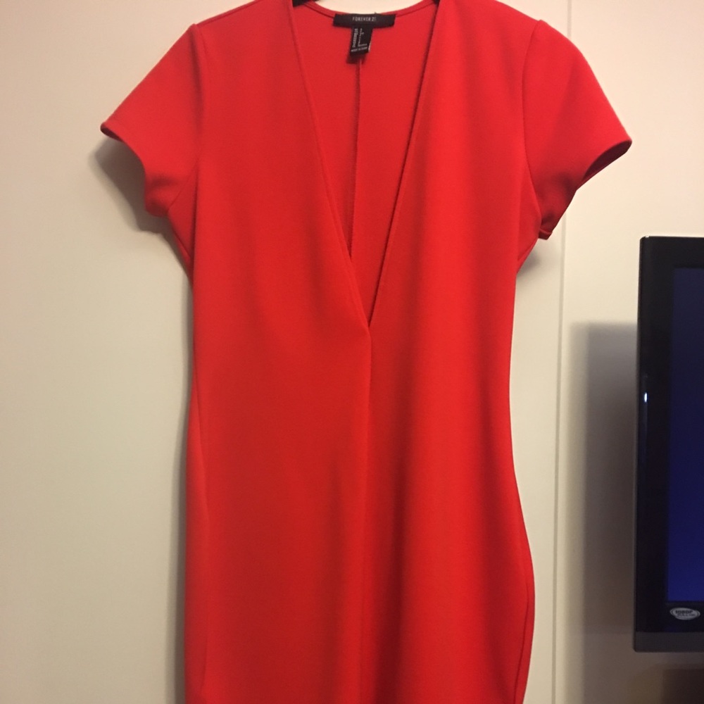 Deep V Dress